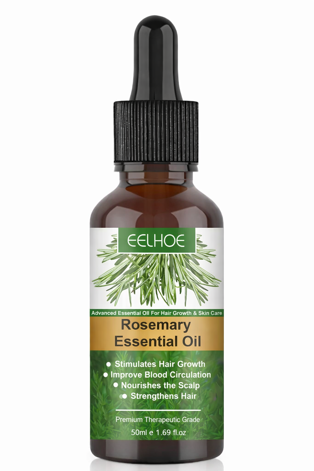 Rosmariini Hiusöljy – Ravitseva ja Kosteuttava Hiustenhoito Kaikille Hiustyypeille 30ml/50ml