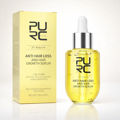 Hiusseerumi PURC 50 ml – Inkivääri & Korealaiset Kasviuutteet Hiustenlähtöön