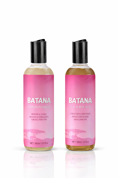 Syväravitseva Hiustenhoito Vaurioituneille Hiuksille Batanaöljy Shampoo & Hoitoaine 100 ml