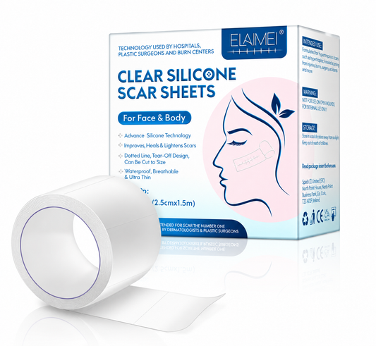Näkymätön Silikoninen Arpilaastari & Ryppyteippi 2,5cmx1,5cm – Arvet, Otsarypyt, Kaulan Juonteet & Sleep Wrinkles