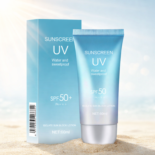 Aurinkosuoja SPF50+ kasvoille – kosteuttava aurinkovoide emulsio (60 ml)