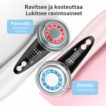 5-in-1 EMS Kasvohoitolaite – LED-Valoterapia, Kiinteytys