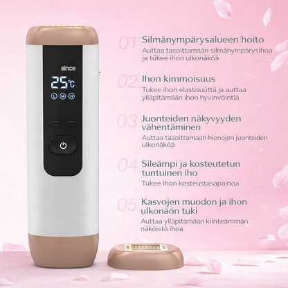 RF-kasvohoitolaite kotikäyttöön – radiofrekvenssi, kiinteytys & juonteiden hoito