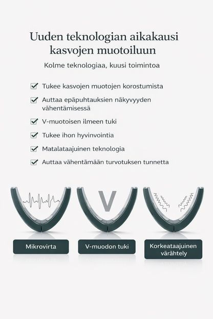 Kasvojenkohotuslaite EMS – V-muotoiset kasvot ja kiinteyttävä kasvohoitolaite Face lifting