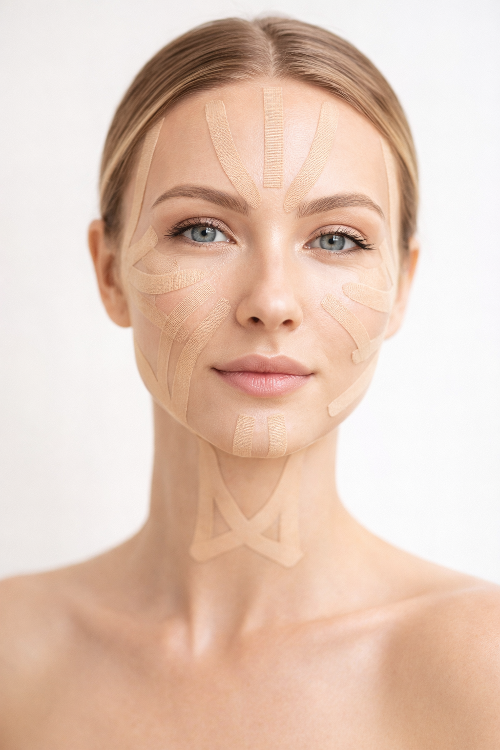 Kinesioteippi kasvoille – kinesioteippi liftingiin, juonteille ja kasvojen kiinteytykseen
