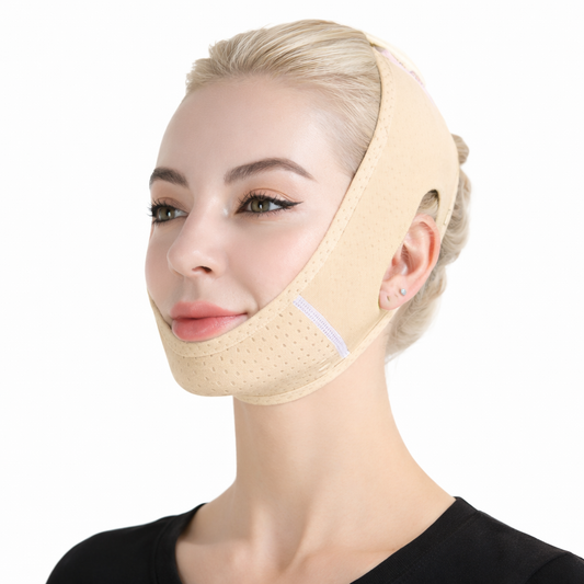 Leukaremmi kasvoille – V-line lifting remmi leuan ja kaulan kiinteytykseen Face lifting