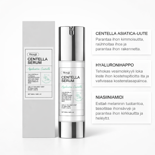 Kasvoseerumi Centella Asiatica – kiinteyttävä ja kosteuttava seerumi kasvoille 50ml