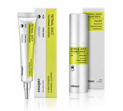 Celimax Retinol Shot – Silmänympärysvoide & Kiinteyttävä Seerumi | Retinol 0,1% + 9 Peptidi