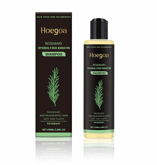 Rosmariini Shampoo – Vahvistava & Kosteuttava Hiuspohjan Puhdistusshampoo Keratiinilla 100ml