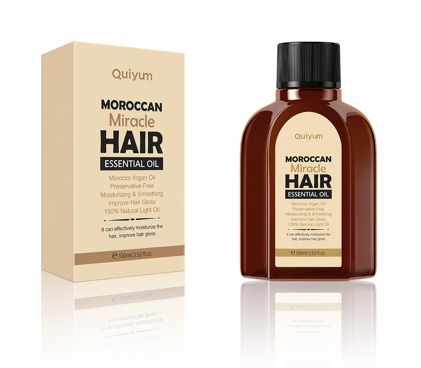 Argan Kurkuma Hiusöljy – Ravitseva & Korjaava Hiusöljy Kuiville Hiuksille 100ml