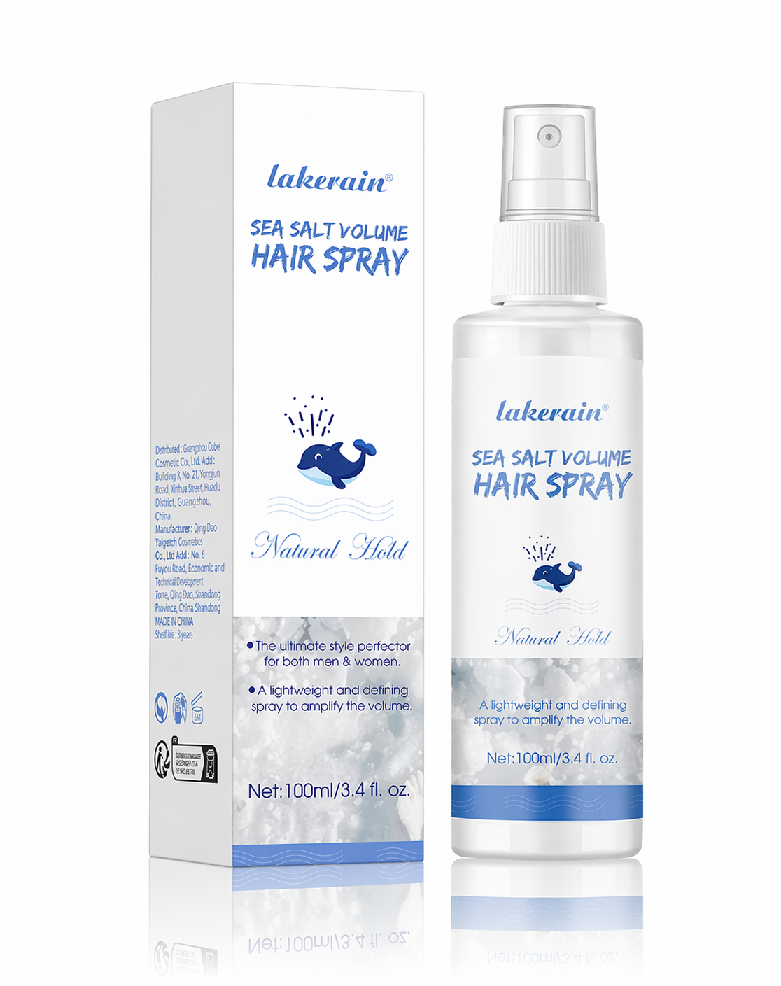 Merisuola Volyymisuihke – Beach Wave & Tekstuuria Lisäävä Hius styling Suihke Kaikille Hiustyypeille 100ml