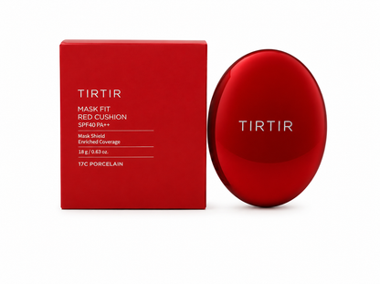 TIRTIR Mask Fit Red Tyynymeikkivoide SPF40 PA++ 18g – Sävy 17C Porcelain