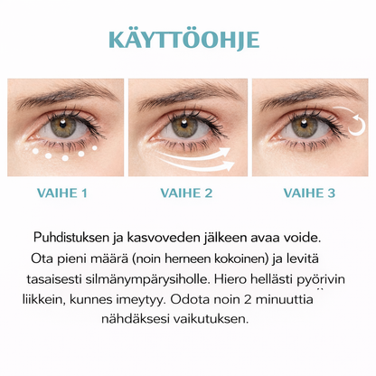 Silmänympärysvoide – tummille silmänalusille & juonteille (5 kpl hoitokuuri) EELHOE