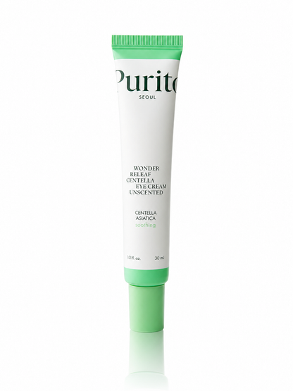 Purito Wonder Releaf Centella Silmänympärysvoide 30 ml – Hajusteeton Silmänhoitovoide Herkälle Iholle