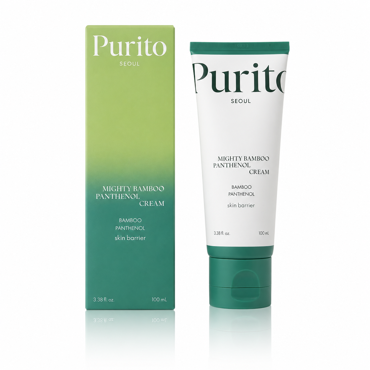 Purito Bamboo Essence kasvovoide 100 ml & Centella Asiatica -seerumi 60 ml – korealainen ihonhoito kaikille ihotyypeille