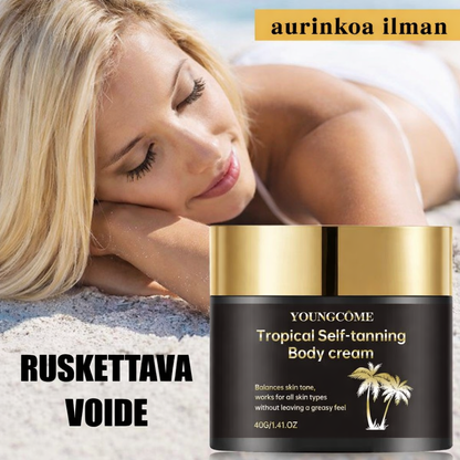 Itseruskettava voide – vartalovoide luonnolliseen rusketukseen (70 g)