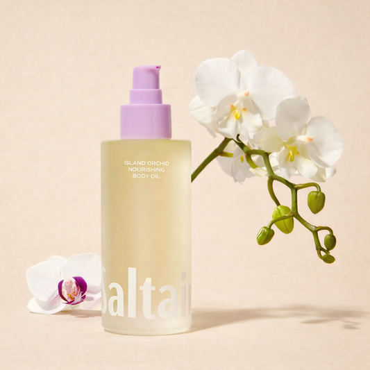 Vartaloöljy kuivalle iholle – kosteuttava ja ravitseva öljy Island Orchid (118 ml)