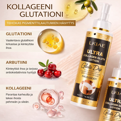 Kollageenivoide kasvoille ja vartalolle – kirkastava ja kosteuttava voide (440 ml)