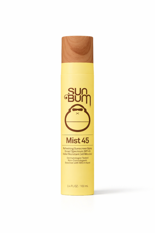 Aurinkosuojasuihke Kasvoille SPF 45 - Kevyt Kasvomist (100ml tai 40ml matkakoko)