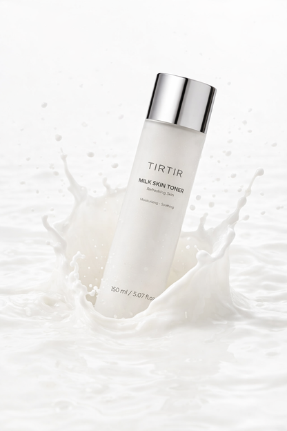 TIRTIR Milk Skin Toner Kasvovesi 150ml - Niasiiniamidi, Riisileseuute & Keramidi