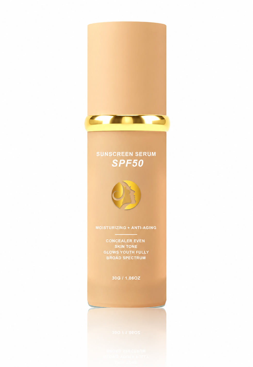 4-in-1 Aurinkosuoja Meikkivoide SPF 50+ 30g – Vedenkestävä Meikkivoide Kaikille Ihotyypeille