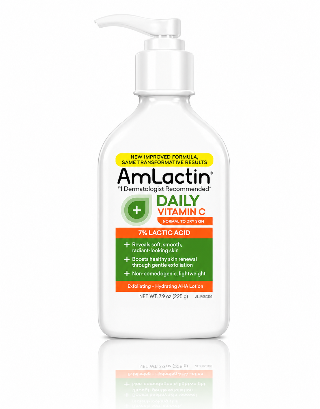 AmLactin Vartalovoide 225ml – Maitohappo Kosteuttava Ihovoide Kuivalle & Karhealle Iholle