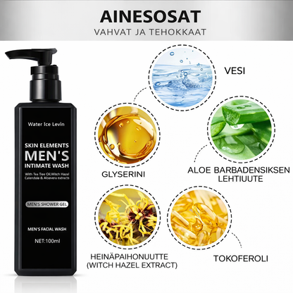 Miesten Vaahtopuhdistusaine 100ml - Mustapäänpoisto & Öljynhallinta