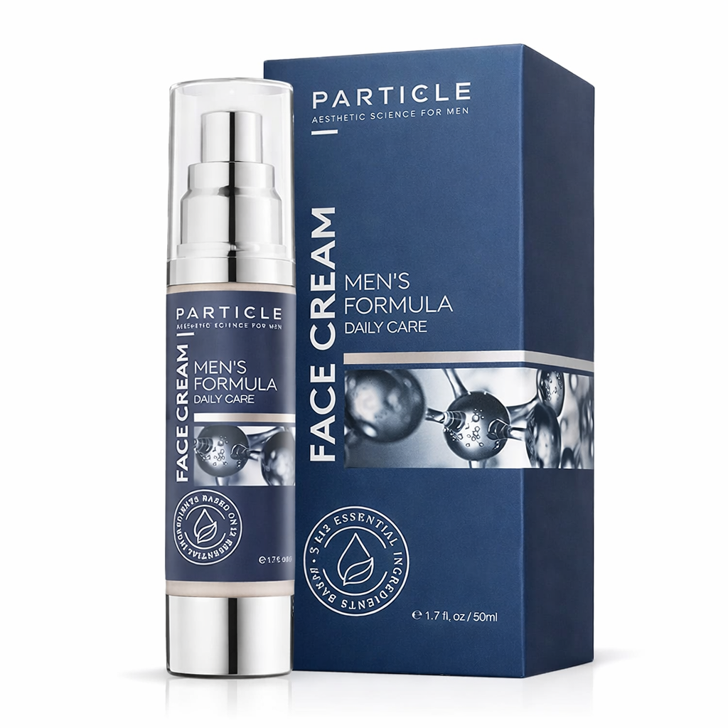 Miesten Kasvovoide Anti-Age 50ml - Kosteuttava, Ryppyjenhoito & Silmänpussit