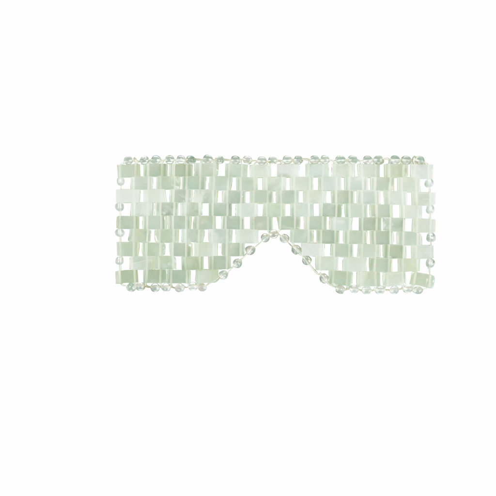 Viilentävä & Rentouttava Silmämaski Jade-Silmänympärysmaski – 100% Luonnonjadekivi