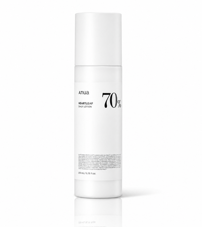 Korealainen Heartleaf Lotion 70% – Kolminkertainen Hyaluronihappo, Rauhoittava & Kosteuttava Kasvovoide 200ml