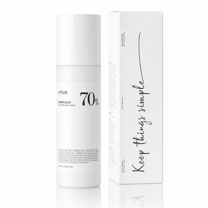 Korealainen Heartleaf Lotion 70% – Kolminkertainen Hyaluronihappo, Rauhoittava & Kosteuttava Kasvovoide 200ml