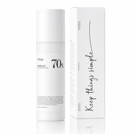 Korealainen Heartleaf Lotion 70% – Kolminkertainen Hyaluronihappo, Rauhoittava & Kosteuttava Kasvovoide 200ml