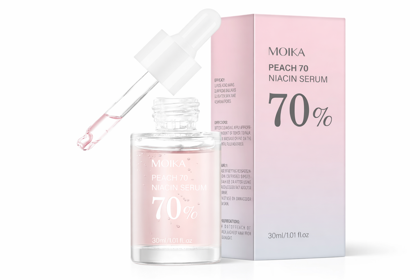 Niasinamidi seerumi kasvoille 30 ml – 10% niasinamidi & 2% arbutiini, kirkastava