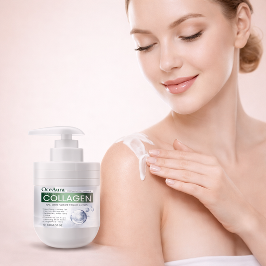Kollageenivoide kasvoille ja vartalolle – kiinteyttävä & kosteuttava anti-age voide (OceAura)