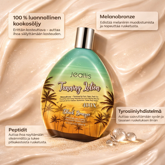 Rusketusta tehostava voide solariumiin & auringonottoon