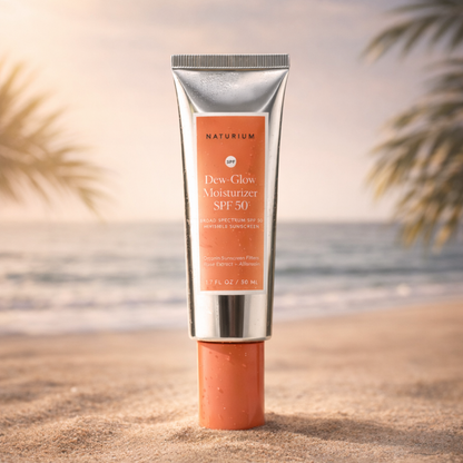 Dew-Glow Moisturizer SPF 50 – Kosteuttava & Hehkuva Aurinkosuojavoide 50ml