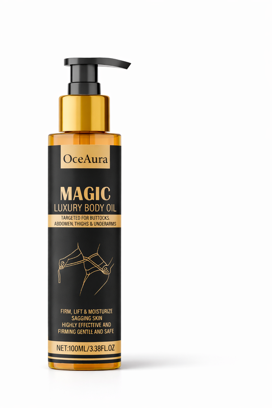 Kiinteyttävä vartaloöljy – Kosteuttava & Nuorentava öljy  Magic Luxury Body oil 100ml