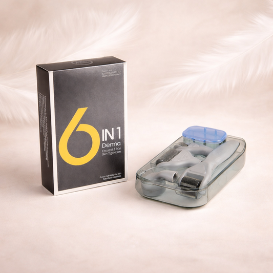 Mikroneularulla (dermaroller) 6in1 – ihonhoidon tehostamiseen ja seerumien imeytymiseen