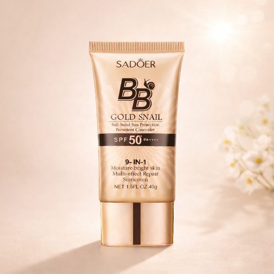 Kosteuttava & Tasoittava Gold Snail BB-Aurinkovoide SPF50 – 40ml