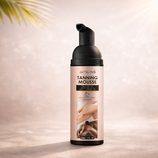 Jaysuing itseruskettava vaahto 60ml – luonnollinen ja tasainen rusketus ilman aurinkoa