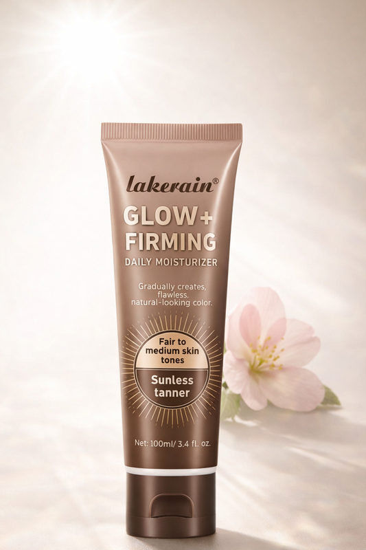 Itseruskettava ja kiinteyttävä vartalovoide