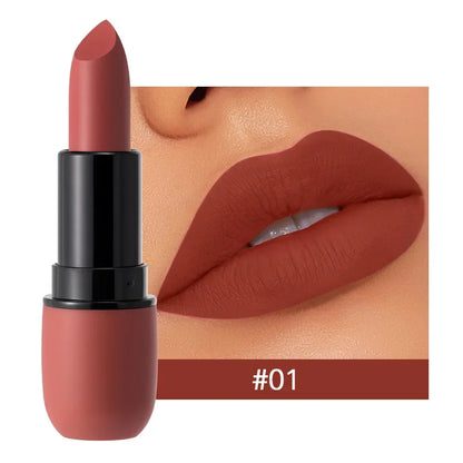 Lip Glaze 6 Colors Moisture Lipstick Waterproof Non-Stick Cup Lipstick 1Pcs Velvet Matte Lipstick Cosmetics Soft Fog Lip Gloss