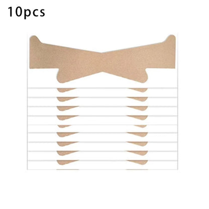 5/10/20PCS Neck Tape Lifting Invisible, Neck Wrinkle Patches, Reusable Elastic Strips Daily Jaw Face Neck Invisible Firming Tape