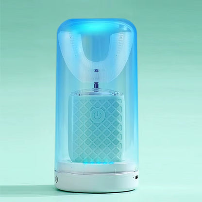 360 Degrees Intelligent Automatic Electric Toothbrush U Type for Adults Child Smart Sonic Tooth Brush USB Charging Teeth Whiten