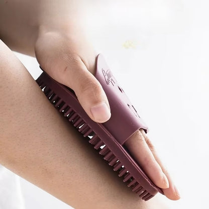Body Massage Brush Meridians Brush Body Relaxation Reduce Cellulite Massage Brush for Back Leg Handheld Meridians Brush