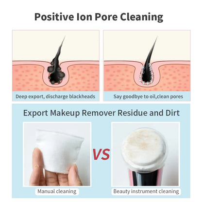 Microcurrent EMS Face Lift Beauty Device LED Red Blue Light Skin Rejuvenation Tightening Electric Facial Massager Wrinkle Remove