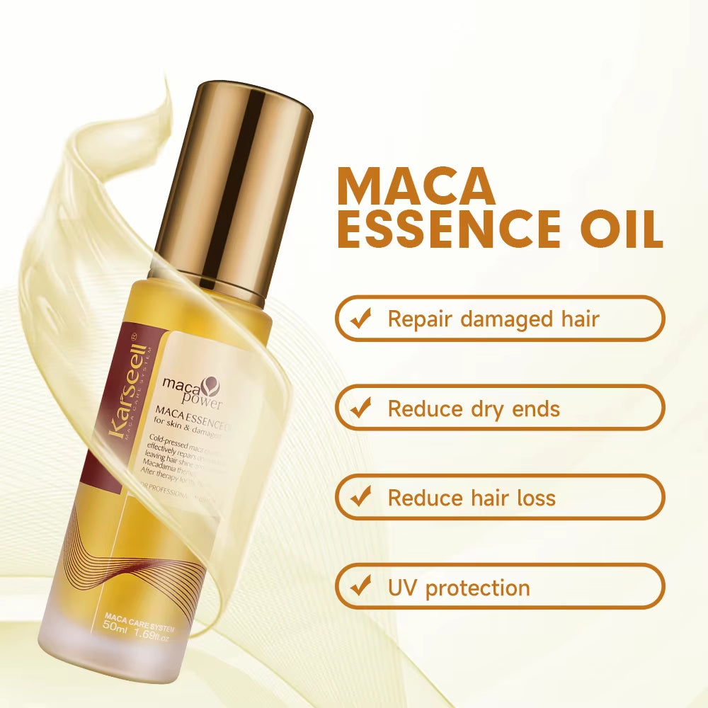 50Ml Moroccan Argan Oil for Hair Healing Cold Pressed Weightless Argan Oil Hair Serum for Dry Damaged Hair