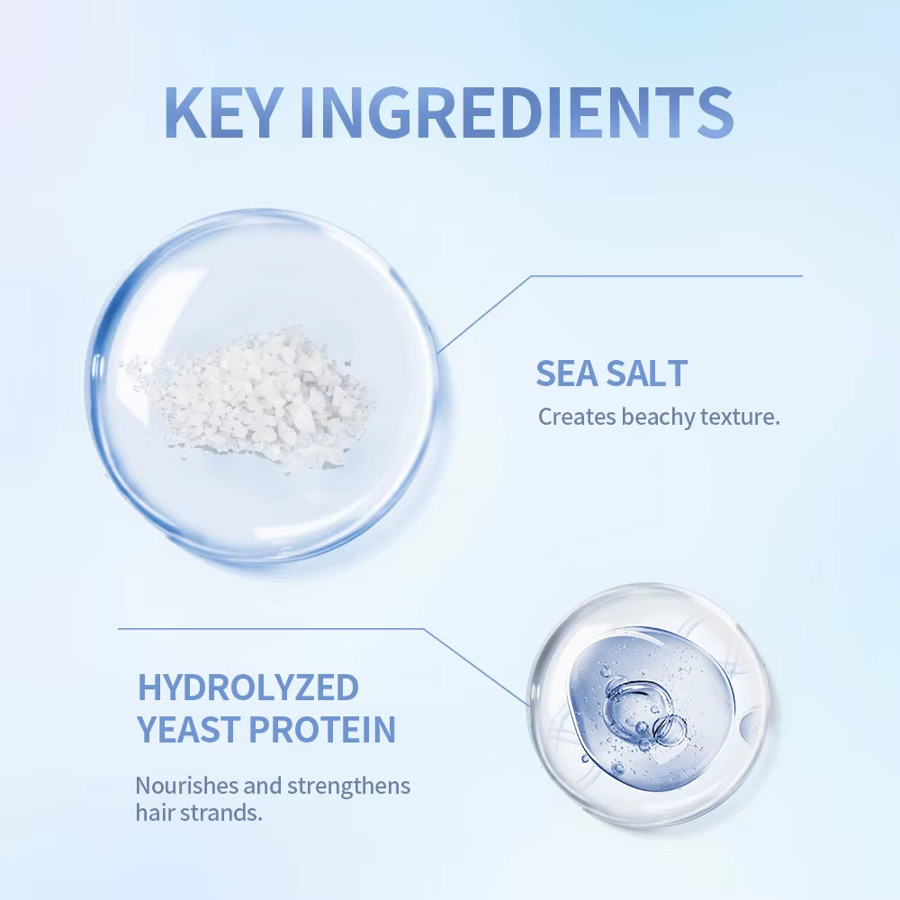 Sea Salt Spray for Hair Water Spray Dry Shampoo for Hair Volumizing Delayer Detangler Volumizer Styling Products Care Hair Spray