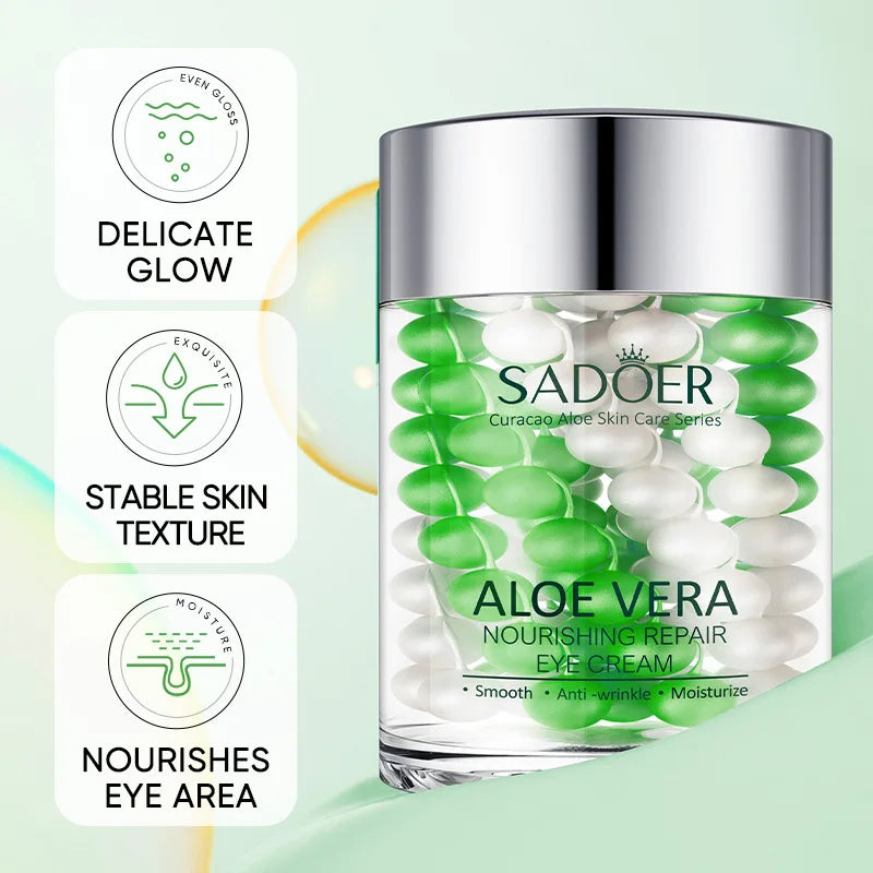 Aloe Vera Eye Cream anti Dark Circles Eye Bags Remover Nourishing Moisturizing Firming Eyes Creams Skin Care Proudcts