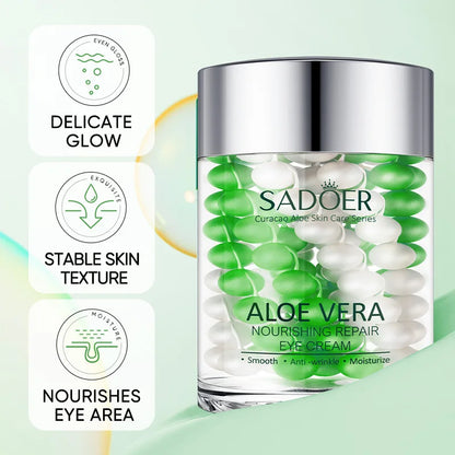 Aloe Vera Eye Cream anti Dark Circles Eye Bags Remover Nourishing Moisturizing Firming Eyes Creams Skin Care Proudcts